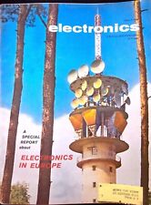 VINTAGE ELECTRONICS IN EUROPE - ELECTRONICS MAGAZINE, JUNE 9, 1961 picture