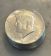 [Lot of 5] - 1964 Kennedy Half Dollar - 90% Silver - Choose How Many Lots of 5 picture