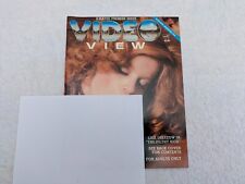 Vintage adult Video View Magazine - 1982 Volume 1  FIRST EDITION - Lisa De leeuw picture