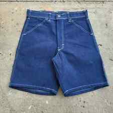 New Vintage Stan Ray Shorts Size 30 Blue Carpenter Painter Denim 50th Tag 28 picture