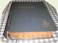 Vintage 1957 Edition John A. Hertel Masonic Version Red-Letter Edition Bible   picture
