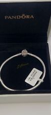 NEW PANDORA  MARVEL, THE AVENGERS LOGO CLASP BRACELET SIZE 7.5 W/ Tags And Pouch picture