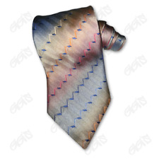 Men Tie Geoffrey Beene Geometric Abstract Flashy Colors Made in Italy 62