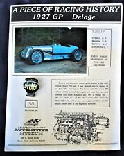 Vintage 1927 Grand Prix Delage #1 Racing Car Bearing Briggs Cunningham Museum picture
