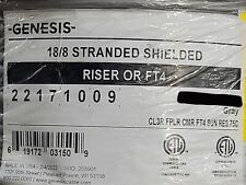 Honeywell Genesis 2217 18/8C Shielded Riser Security/Control Cable UV Gray /50ft picture