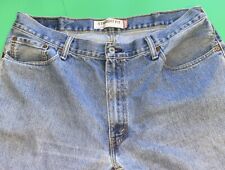 Vintage Levi's 505 Jeans Regular Straight Fit - Mens Size 38x34 Blue USA 2001 picture
