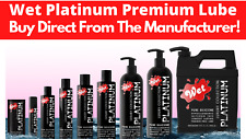 Wet Platinum Silicone Based Lube, Personal Lubricant - Choose Your Bottle Size picture