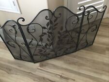 Vintage All Metal Fire Place Screen . Pick Up Only. picture