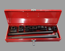 Plumbing cleanout plug wrench set - plumbing tool - cleanout cap - Steel case picture