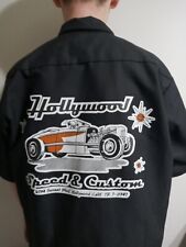 Hollywood Speed & Custom Red Cap mechanic vintage style button down work shirt picture