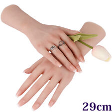 Silicone Hand Model Female Mannequin Hand For  Art Jewelry Display Nail Practice picture
