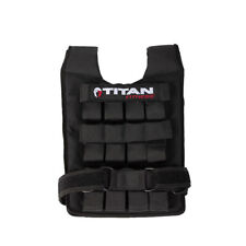 Titan Fitness Elite Series 60 LB Adjustable Weight Vest, (24) 2.5 LB Ingots picture
