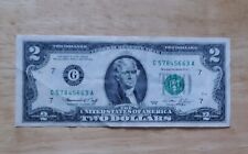 1976 SERIES $2 DOLLAR BILL.  GREAT ORIGINAL CONDITION/RARE/G 57845663 A/CHICAGO. picture