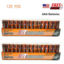 12/24/60/120 Pack AAA Batteries Extra Heavy Duty1.5v Lots New Fresh US Seller picture