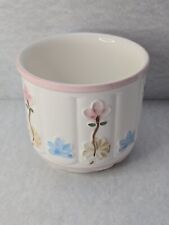 Vintage Ceramic Planter Hand Painted Flowers Rubens Made In Japan 4