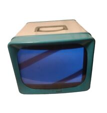 Vintage MCM 1950s GE General Electric Portable TV UHF VHF Teal Prop Retro Gaming picture