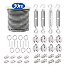 Wire Rope Kit for Trellis Wire Turnbuckles Cable Wire for Climbing PlantsGarden picture