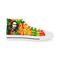 Bob Marly rasta 420 movie Men's High Top Sneakers picture