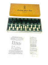 Vintage DRUEKE Quality Chess Sets by Drueke No. 34 Original Box COMPLETE Set picture