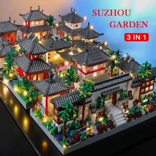 1800 Piece Chinese Architecture Gardens DIY Craft Game Building Blocks Set picture