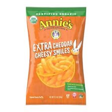 Annie's Homegrown Organic EXTRA Cheddar Cheesy Smiles 12.5 oz picture