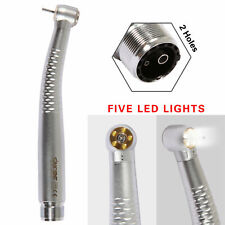 NEW 5 Light Dental LED E-generator Fiber Optic Handpiece 2Holes B2 SALE picture