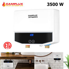 Camplux 120V Tankless Electric Water Heater 3.5kw LED Display Instant Hot Boiler picture