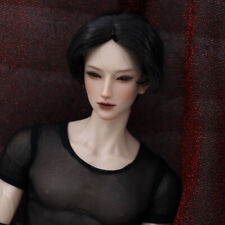 Full Set 1/4 BJD SD Resin Ball Jointed Doll Male Handsome with Eyes Face Makeup picture