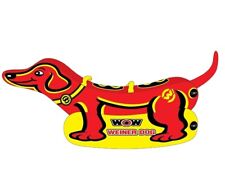 Wow Sports Weiner Dog Towable Tube for Boating with Large Side Pontoons 2 Person picture