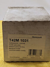 HONEYWELL T42M 1031 THERMOSTAT 3 STAGE 4 WIRE 250V MAX picture