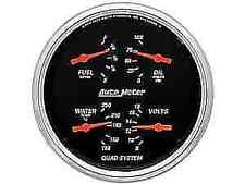 Auto Meter 1419 Designer Black Quad Gauge picture