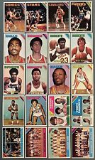 1975 Topps Basketball - Lot of 20 - B. Love, Williams, Kunnert, Patterson VG-EX picture