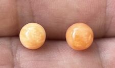 An Exquisite 7mm Melo Pearl Pair 5.65ct picture