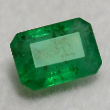 GIE Certified 8 Ct Natural MUZO Colombian Green Emerald UNTREATED AAA+ Gemstone picture