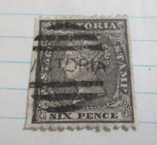 1861 Old Antique Stamp, Victoria, SC#27, 6 Pence picture