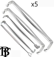 X5 Surgical Retractor Ragnell Muller Fomon US ARMY Premium Instruments Set of 5 picture
