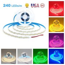 LED Light Strip 240LEDs/M 12V/24V 16.4ft PCB Flexible Lighting for Home Party US picture