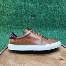 Goodman Brand Mens Legend Brown Leather Casual Sneakers Shoes Size US 11.5 Italy picture