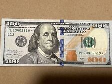 $100 FEDERAL RESERVE ✯ STAR NOTE HUNDRED DOLLAR BILL 2017A PL13402819* picture