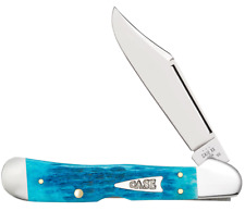 Case xx Knives Copperlock Jigged Sky Blue Bone 50646 Stainless Pocket Knife picture