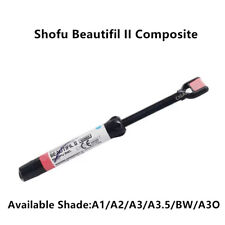 Shofu BEAUTIFIL II Dental Composite Resin Light Cure A1 A2 A3 Bleach White BW picture