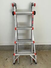 Little Giant Leveler Aluminum 18-ft Multi-Position Ladder 300 lbs Capacity picture