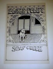 Soap Creek Saloon BLAZE FOLEY Poster Austin Texas townes van zandt country RARE picture