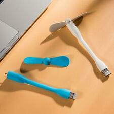 Portable Mini USB 2.0 Fan+LED Lamp Flexible Summer Gadget Bank For Tablet  4P3Q picture