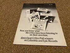 JBF8 ADVERT 11X8 COLUMBIA & EPIC RECORDS. MILES DAVIS. BESSIE SMITH. CHASE picture