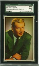 1953 BOWMAN NBC TV & RADIO #96 DAN GIBSON SGC 96 MINT 9 - LAST CARD IN SET picture