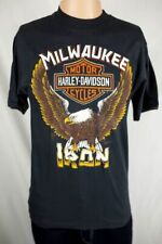 SALE_ Vintage 1986 Harley-Davidson Milwaukee Iron Eagle T-Shirt S-5XL CAN'T MISS picture