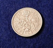 1956 Great Britain 6 Pence - Queen Elizabeth - Fantastic Coin - See PICS picture