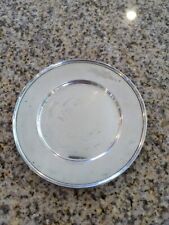 Vintage Sterling Silver Bread Plate 6”  NO Monogram - Marked with Maker, 76g picture