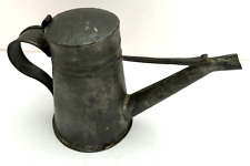 Antique/Primitive Tin Whale Oil Lamp Filler Can 4-1/2